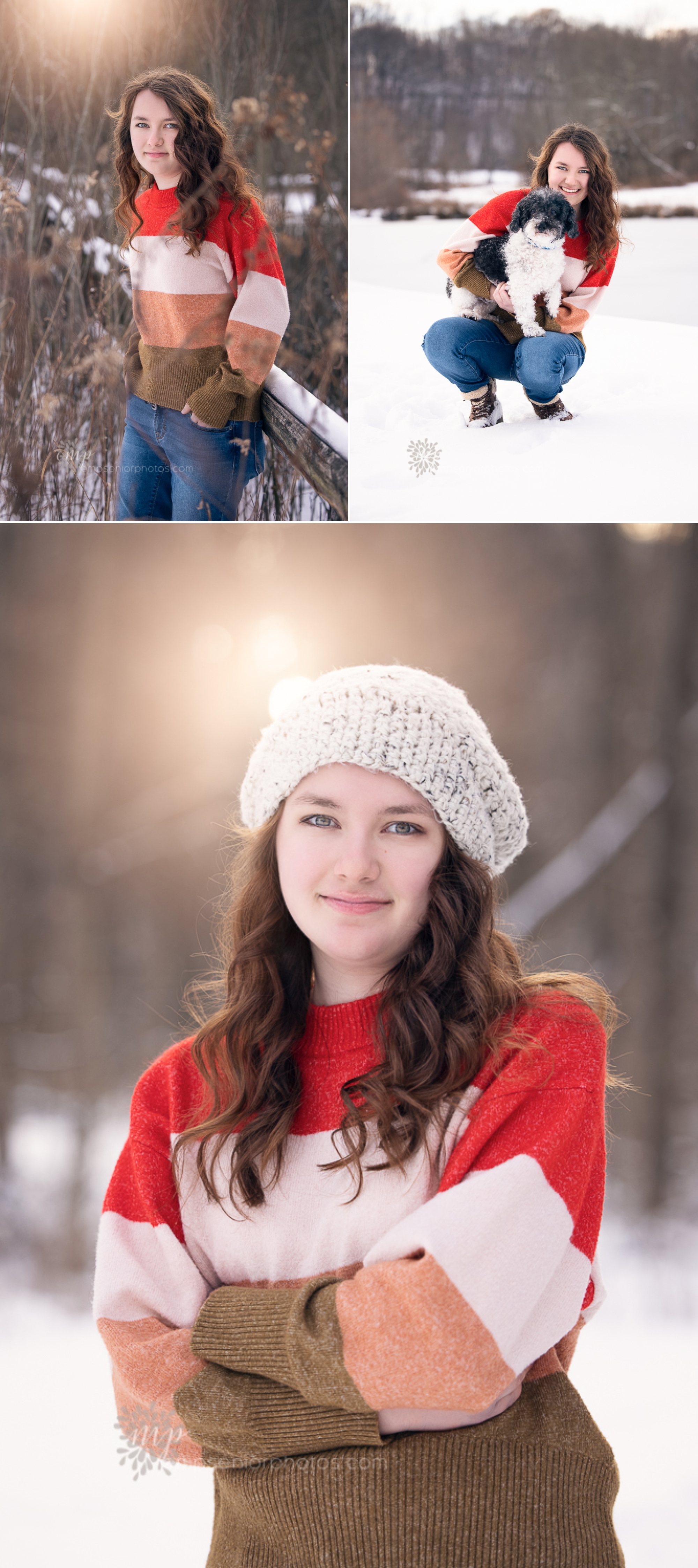 Senior girl Winter photos