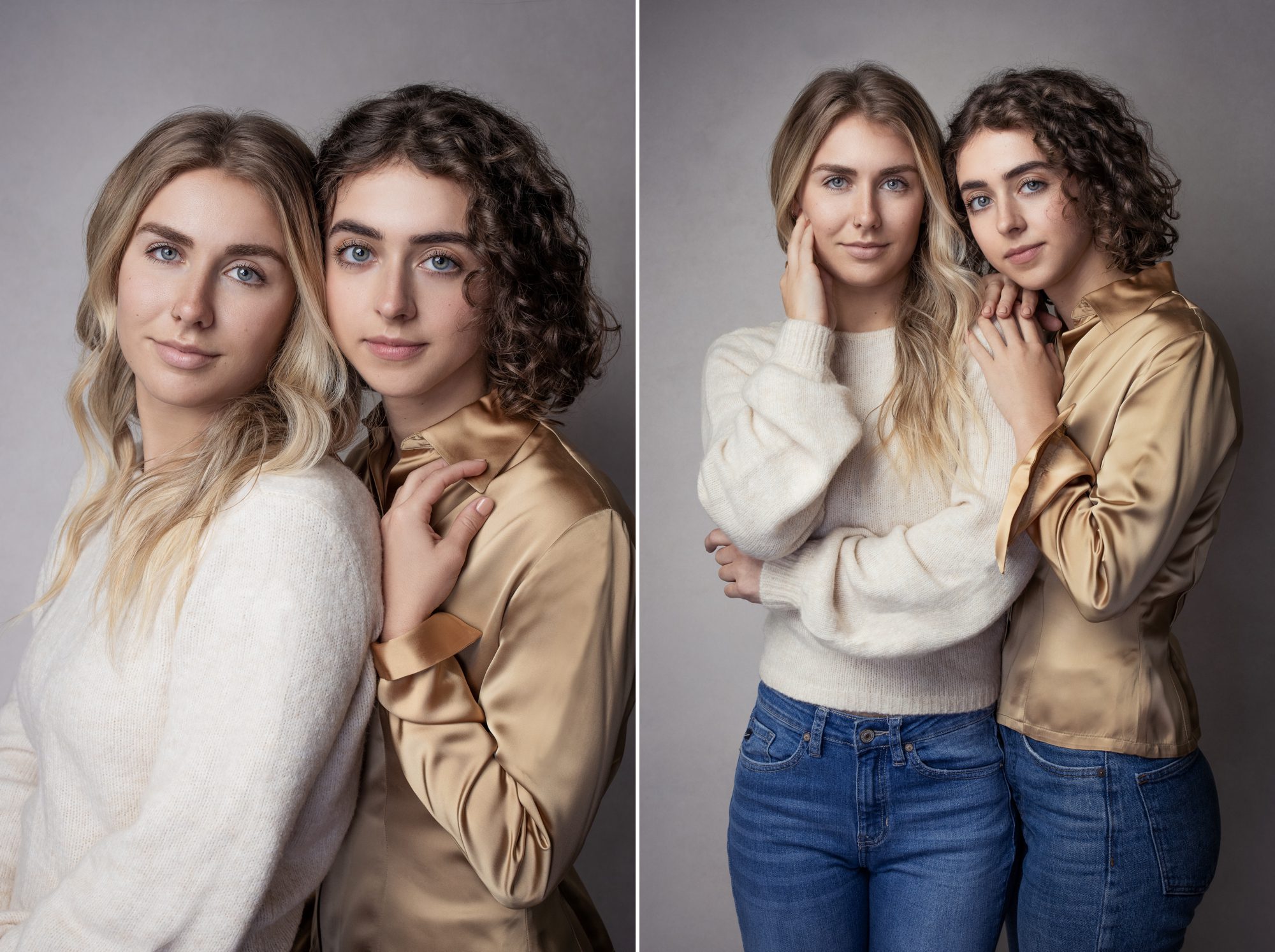 Portrait of sisters