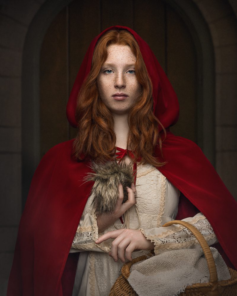 Little Red Riding Hood Creative Portrait - Columbus Oio Photographer